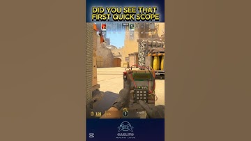 DID YOU SEE THAT FIRST QUICK SCOPE? 🎯 | 4K AWP Mirage | CS2 #shorts #cs2 #awp #quad #csgo #gaming