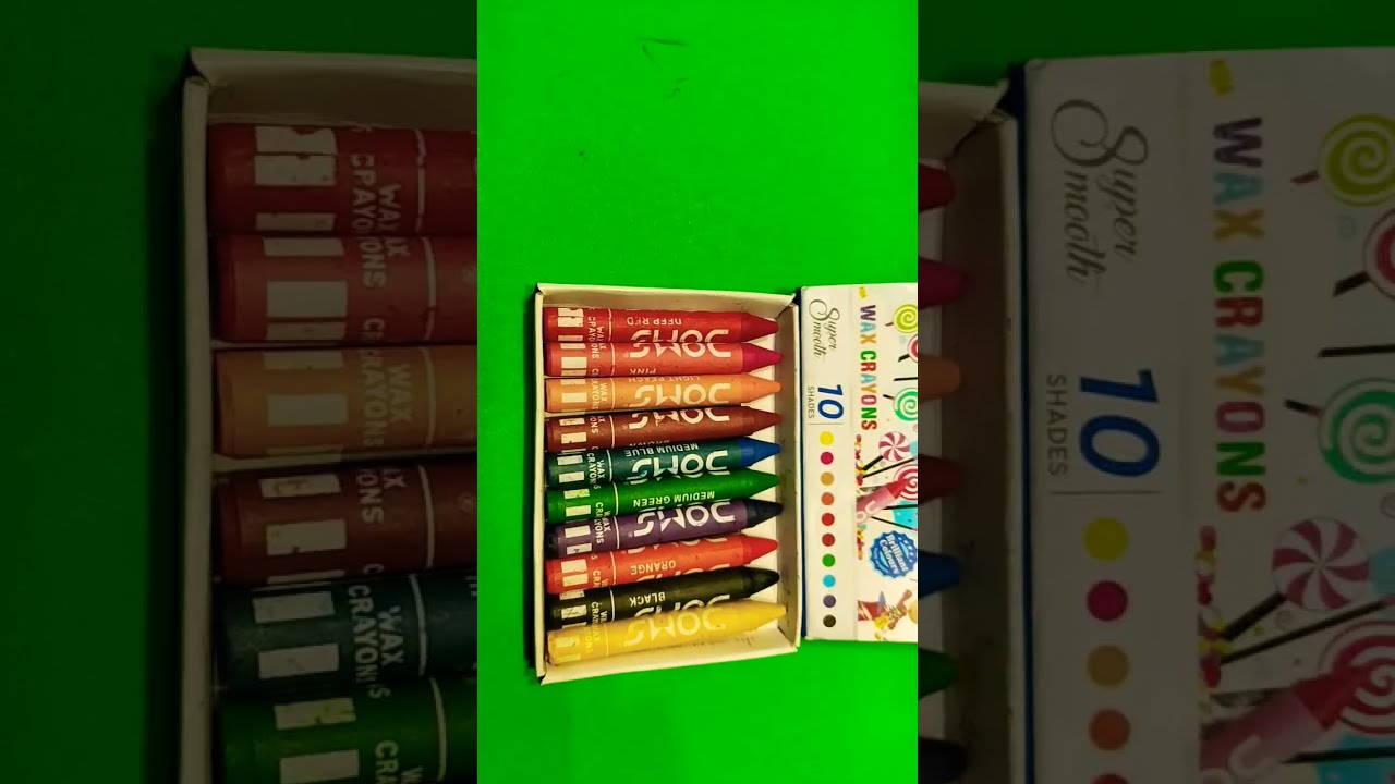  DOMS Wax Crayons Unboxing Most Popular Colour 10 Super Smooth Shades Only