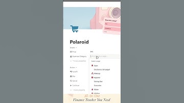 How I use a Notion Template to save for wishlist items #notion #notiontemplate #aesthetic #wishlist