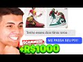 TROLLANDO SCAMMER DO TENIS FALSO DA NIKE X FORTNITE!