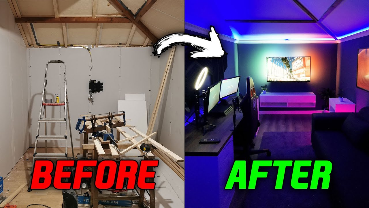 Diy | Built My Own Budget Gaming Room In 5 Minutes (Timelapse) - Youtube