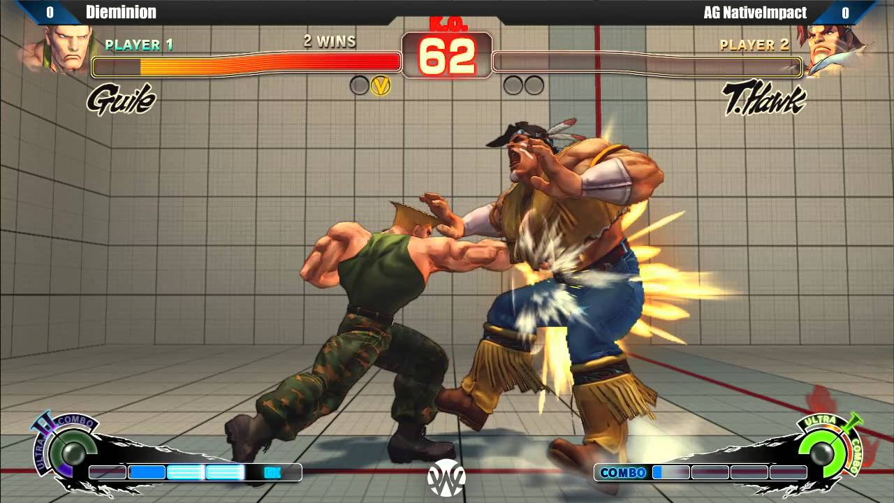 Cannes Winter Clash Qualifier - USF4 - Dieminion (Guile) vs AG NativeImpact (T. Hawk)