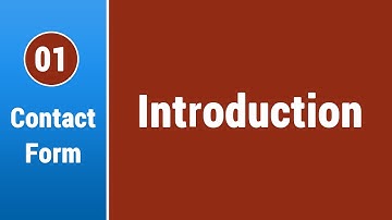 Create Contact Form in Arabic #01 - Introduction & What We Need?