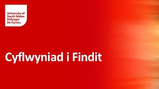 Cyflwyniad i FINDit