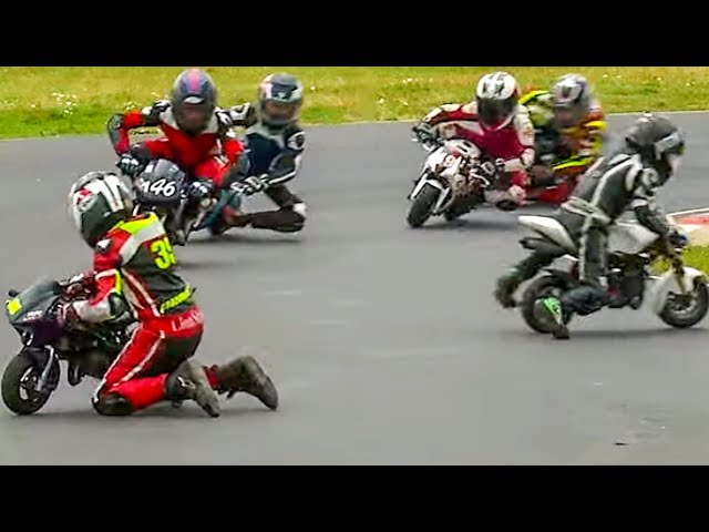 Moto Gp For Kids From Age Of 6: 2017 British Minibikes Championship: Rd 5,  Minimoto Pro - Youtube