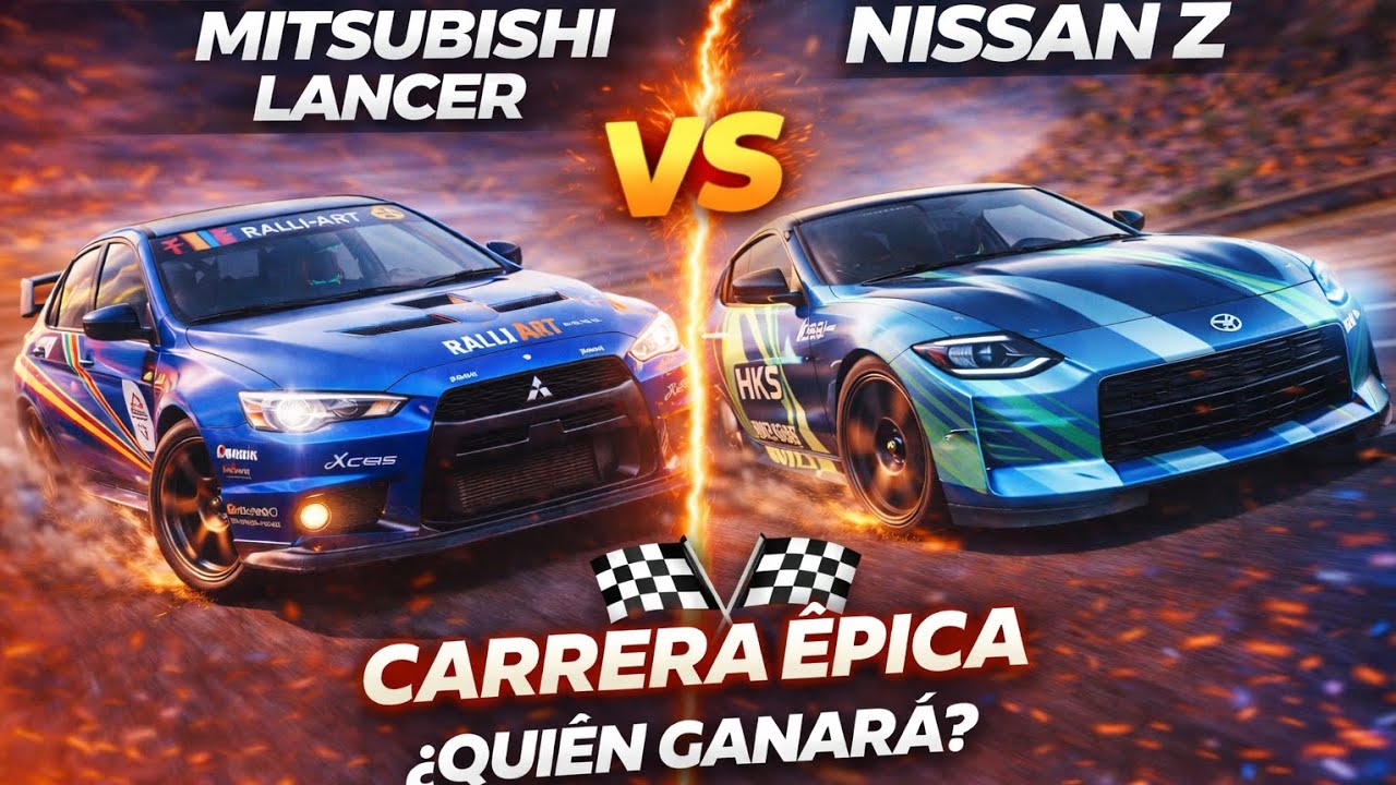 The Crew Motorfest | Mitsubishi Lancer vs Nissan Z 🏁 ¿Quién gana?
