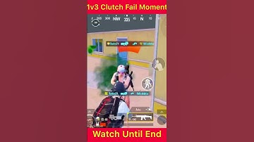 1v3 Clutch Fail🔥 |Pubg Mobile| BGMI #shorts  #shortsvideo #trending #pubgmobile