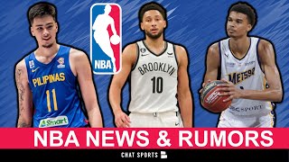 NBA News \& Rumors Ft. Ben Simmons, Victor Wembanyama \& Kai Sotto | NBA Preseason