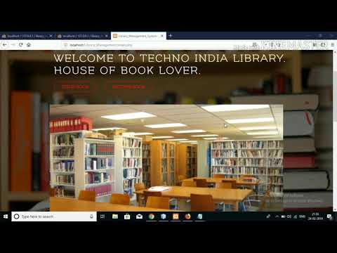 Library Management using HTML, CSS, JAVASCRIPT, and PHP in NETBEANS