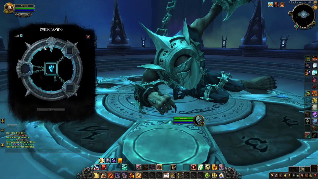 WoW Shadowlands legendary crafting animation