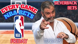 NBA Picks for EVERY GAME Friday 11/21/25 | FREE NBA Bets, Predictions, and Player Props