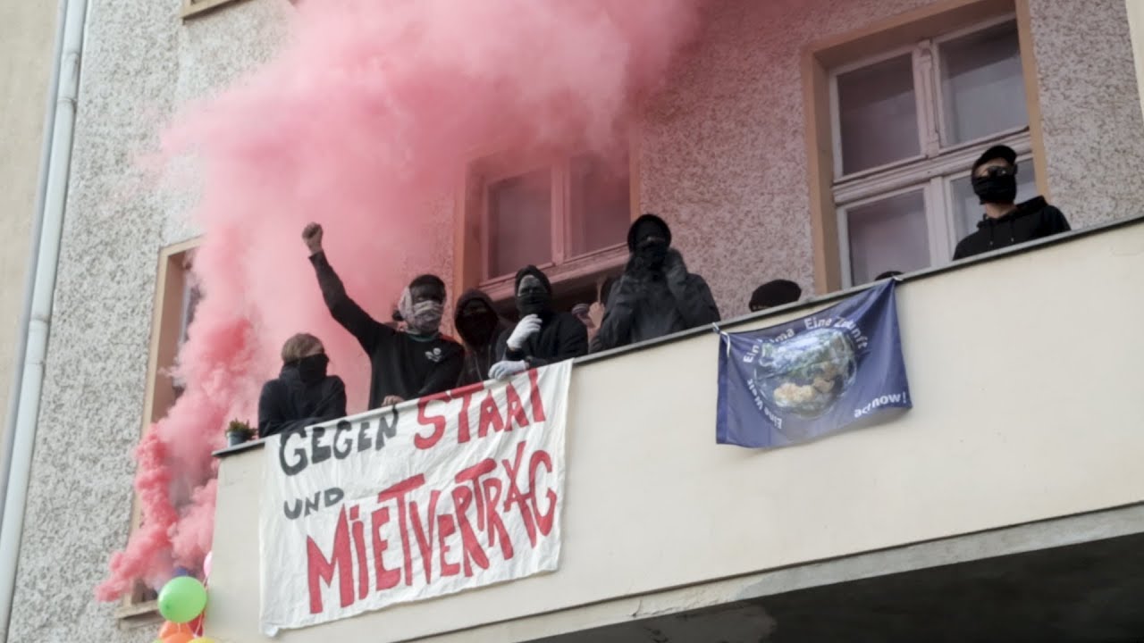 New Update #besetzen gegen Leerstand - Aktivist*innen besetzen Haus in Berlin/ Frankfurter Allee 178