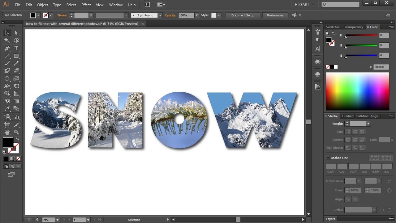 How To Create A Photo Mask In Adobe Illustrator Youtube