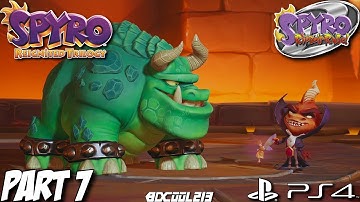 Spyro Reignited Trilogy - Spyro 2 Gameplay Walkthrough Part 7 - Gulp Boss Fight - PS4 Lets Play