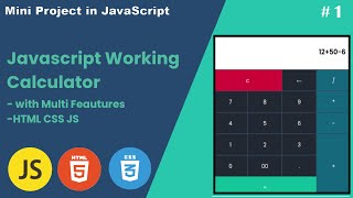 Simple Working Calculator with Vanilla Javascript - Day 1