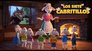 Download Lagu El Lobo y los Siete Cabritillos | Cuento Completo de los Hermanos Grimm | Historia Clásica Animada MP3