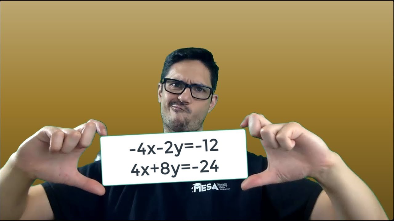 Solving Systems by Elimination Part 1 - YouTube