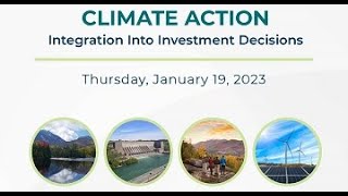 NYSIF Panel Discussion: Climate Action: Integration into Investment Decisions - Short Teaser