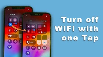How to Turn off WiFi with one Tap on iPhone