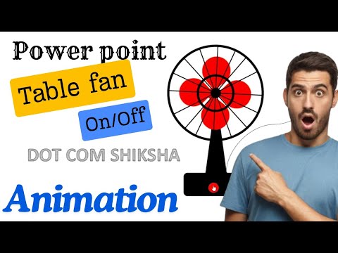 Table Fan Animation In Powerpoint | PowerPoint Animation | Table Fan ...
