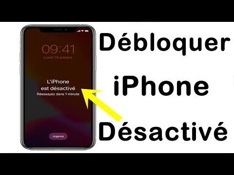 Vidéo: Comment réparer un iPhone désactivé sans l'effacer ?