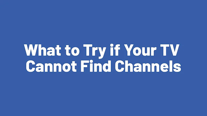 What to Try if Your TV Cannot Find Channels - DayDayNews