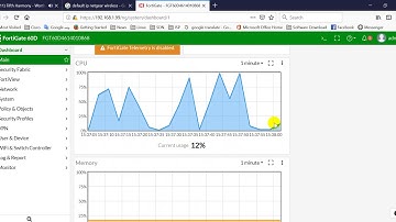 how to edit fortigate dashboard and add widget