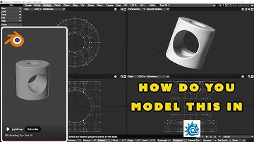 Blender-Inspired how to model two holes into a cylinder Lightwave 3D