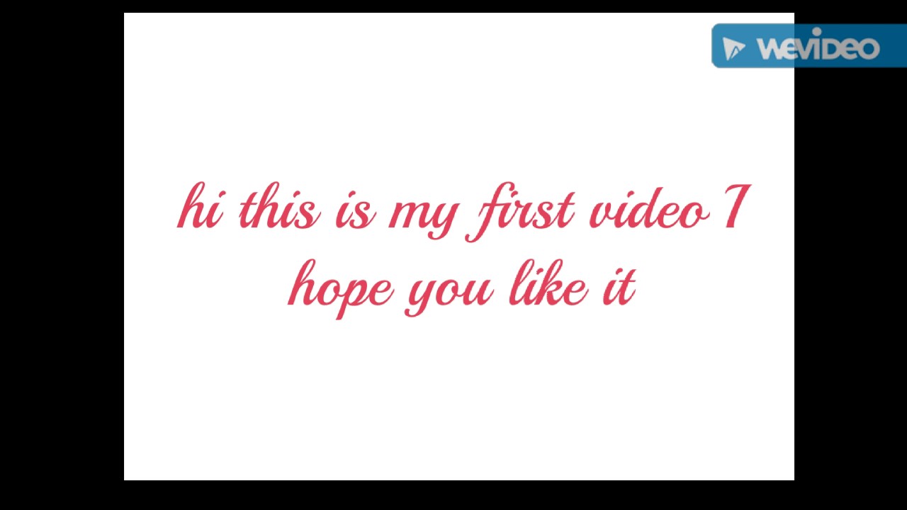 This is my first video I hope you like it - YouTube
