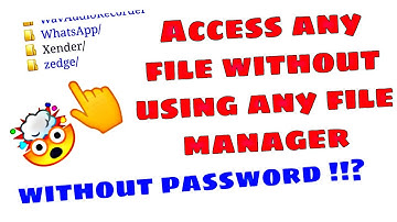 How To Access SD Card Without File Manager || No Password Required || Without Root