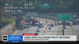 Westbound Highway 50 in West Sacramento reopens after crash