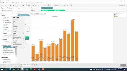 Tableau Tip : Conditional Format