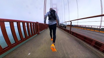 Running to San Francisco on the Golden Gate Bridge | Insta360 X3
