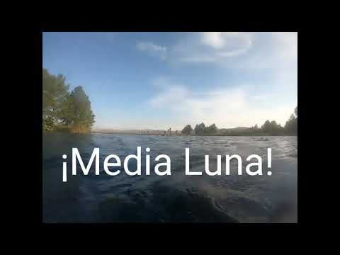 Cráter y caverna en la Media Luna
