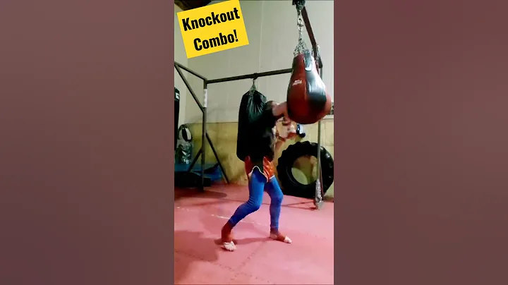 Explosive Knockout Muay Thai Combo!🥊🥊🥊 #shorts #muaythai #kickboxing