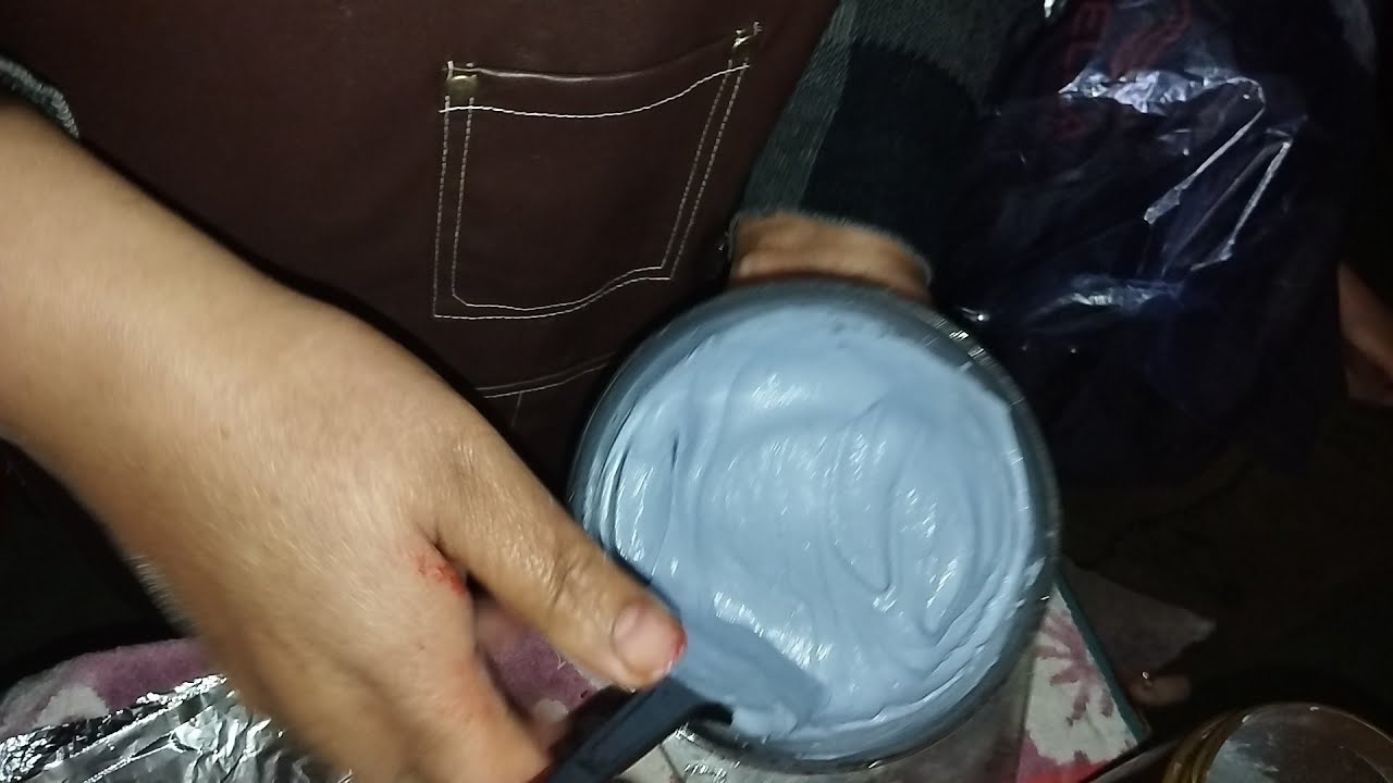 تحويل الشعر الاسود الي الزيتوني باقل تكلفه 🫰روعة 01550794837