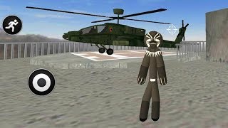Panther Stickman Rope Hero Crime City Battle - Gameplay Trailer (Android Gameplay) screenshot 5