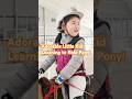 Super cute little girl learning to ride pony. #funnyshorts #pony #cutebaby #adorable