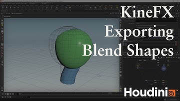 KineFX: Exporting Blendshapes (Houdini 18)