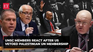 US vetoes Palestinian request for full UN membership; here's how Security Council members reacted