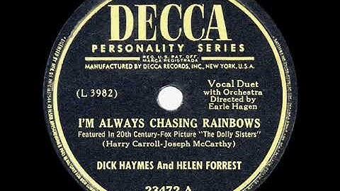 1946 HITS ARCHIVE: I’m Always Chasing Rainbows - Dick Haymes & Helen Forrest
