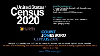 Why is the 2020 Census Important?  Jonesboro, Arkansas PSA