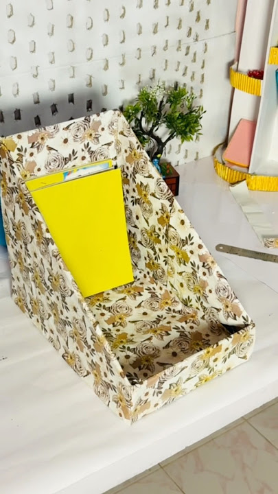 ✨ DIY Book Organiser 📚 | Cute & Easy Organizer for Your Study Table! 💖#shorts #diy #art #trending