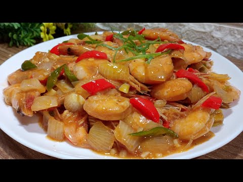 Cara Membuat Udang Saori Saus Tiram