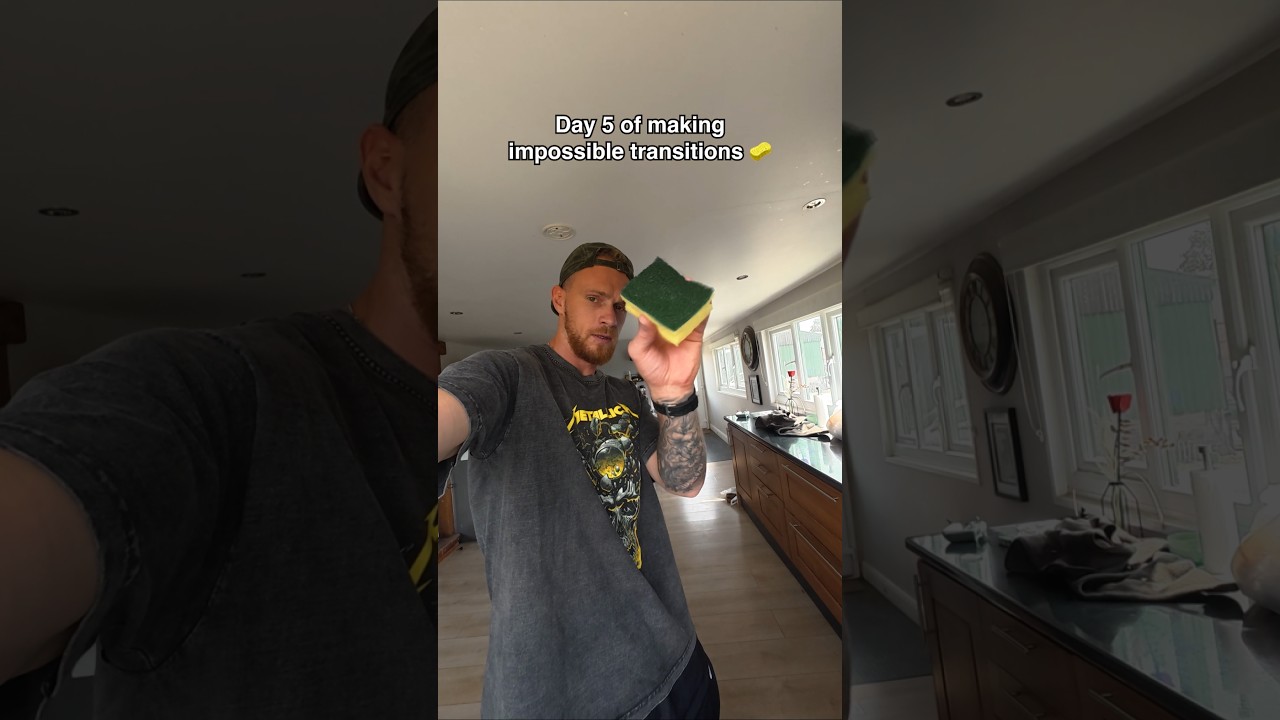 Day 5 of making impossible transitions 🧽