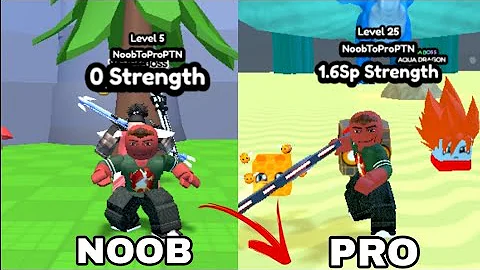🗡 • NOOB TO PRO IN PULL A SWORD ROBLOX!