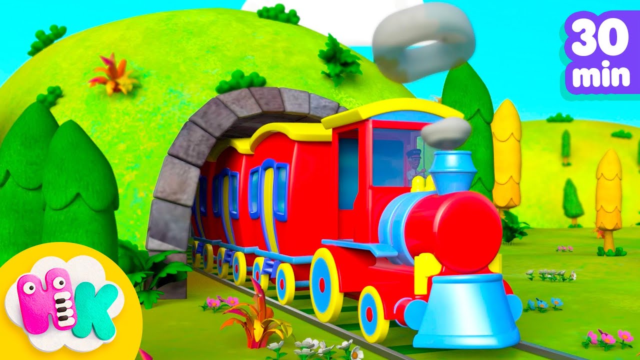 Tåget Visslar 🚂 Tåg för Barn | Barnsånger på Svenska | HeyKids