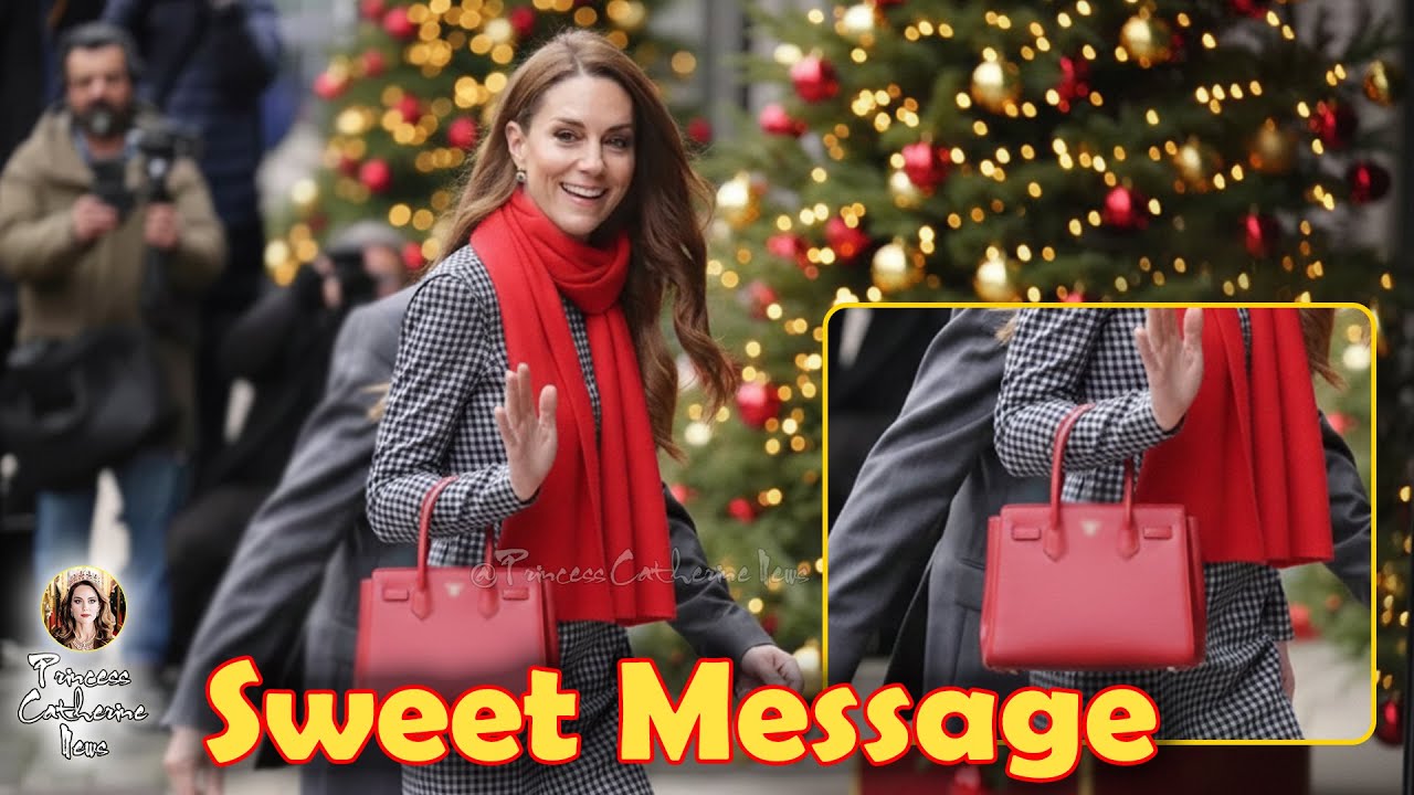 ВИРУСНАЯ МИНИ-СУМОЧКА Принцессы Кэтрин покоряет сердца поклонников своим мощным модным посланием
