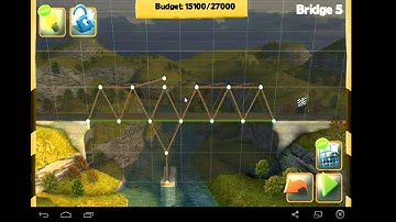 Bridge Constructor : Android gameplay