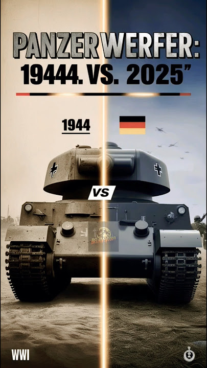 The German Panzerwerfer | Then (1944) vs. Now (2025 ) #history #WW2 #tank